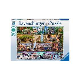 Ravensburger Pussel Wild Kingdom Shelves 2000 Bitar