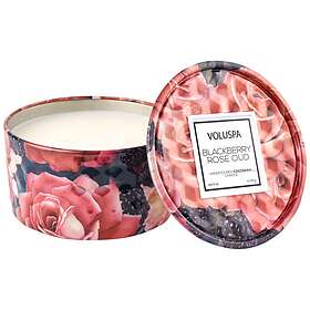 Voluspa 2 Wick Tin Candle Blackberry Rose & Oud