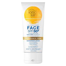 Bondi Sands Fragrance Free Face Sunscreen Lotion SPF50+ 75ml