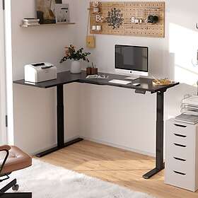FlexiSpot L-shaped Electric Height-adjustable Computer Desk E1L