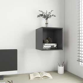 vidaXL Wall Cabinet Grey 37x37x37 cm Chipboard