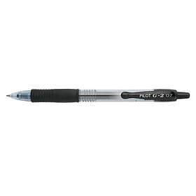 Pilot G-2 0.7 Gelpennor (Black) 12-pack