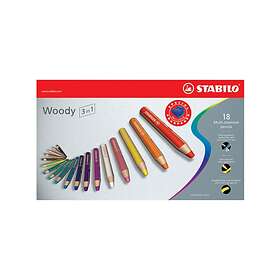 Stabilo Woody 3in1 Colour Pencils 18st