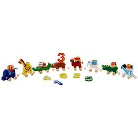 Goki Birthday Train - Animal Caravan