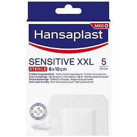 Hansaplast Sensitive XXL 8x10cm 5-pack