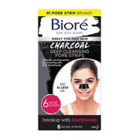 Biore Deep Cleansing Charcoal Pore Strips (6-pack)