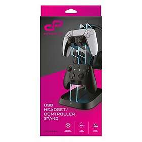 PowerPlay (pink) Gaming Headset And Tidy Rack Safe