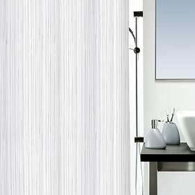 Spirella Duschdraperi Raya White 180x200cm