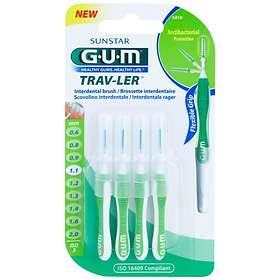 GUM Trav-Ler Mellanrumsborstar 1.1mm 4st