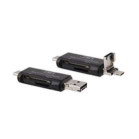 T'nB USB-C 3-in-1 Card Reader for microSD/SD