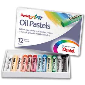 Pentel Oljepastell 12-set