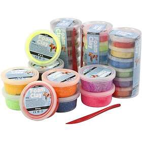 Foam Clay Bead Clay Mixed Colors 28x