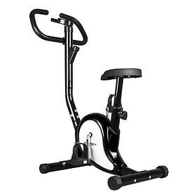 Genki Belt Bike Upright Exercise Indoor Home Gym Equipment Spin Black