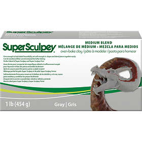 Super Sculpey Polymer Clay Light Gray Medium Blend 450g