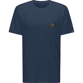 Camiseta Básica De Algodón Orgánico Haglöfs Mirth Para Hombre - Corte Cómodo, Bolsillo Y Estampado Sutil