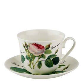 Kirkham Redoute Roses Cup with Saucer 45cl
