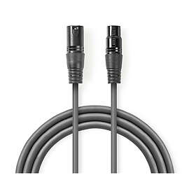Nedis Premium XLR - XLR M-F 0.5m