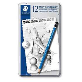 Staedtler Mars Lumograph 100 Blyertspenna 12-set