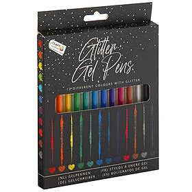 Craft Sensations Gelpennor Glitter 12-set