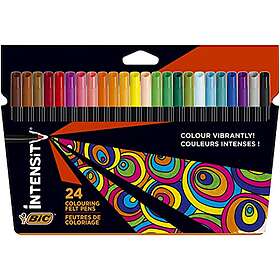 BIC Intensity Tuschpennor 24-pack