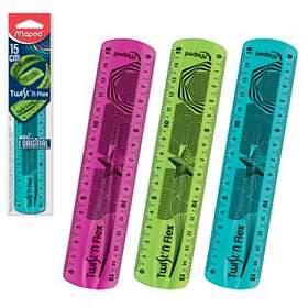 Maped Twist'n Flex, lineal, 15 cm