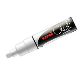Marker Uni Chalk PWE-8K, sletbar , vit
