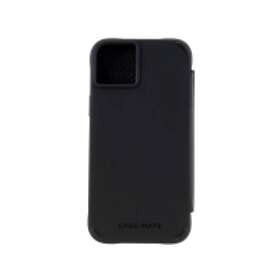 Case-Mate Wallet Plånboksfodral MagSafe i BookCase Apple iPhone läder 14 Svart Plus