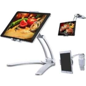 Universal Alogy stand holder desk wall top tablet up to 13 " Silver