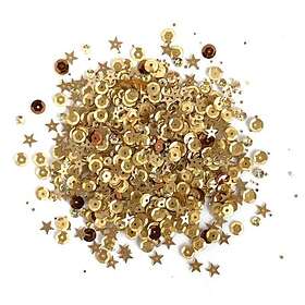Buttons Galore 28 Lilac Lane Paljetter Not So Heavy Metal 6mm 40g