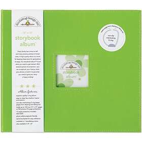Doodlebug Design D-ring Storybook Album 12”x12” - Limeade