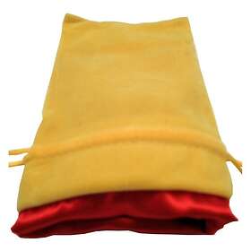 Dice Bag Gold w/Red Velvet