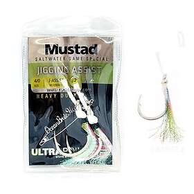 Mustad J Assist Hook Grönt 7/0