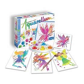 SentoSphère 3900672 Aquarellum: Magic Canvas Junior Fairies Paint by Number, 1 C