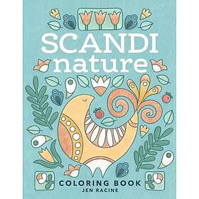 Nature Scandi Coloring Book: Easy, Stress-Free, Relaxing Coloring for Everyone