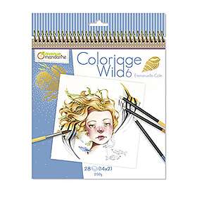 Avenue Mandarine GY124C- Carnet de coloriage Wild 6