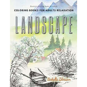 Landscape Vibrant Books Sabella Blossom coloring books for adults relaxation. Re