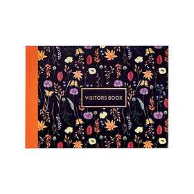 Pukka Pads Bloom Visitors Book A4 Black Floral 9687BLM 9687BLM Office Stationery