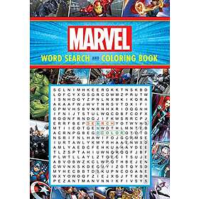 Marvel Word Search and Coloring Book