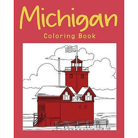 Michigan Blurb Paperland Coloring Book: Adults Books Featuring City & Landmark