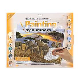 Royal & Langnickel PJL21 Sunset on Kilimanjaro Painting by Numbers Kit