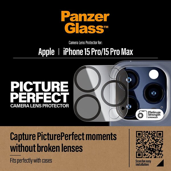 PanzerGlass® PicturePerfect Camera Lens Protector iPhone 15 Pro | 15 Pro Max