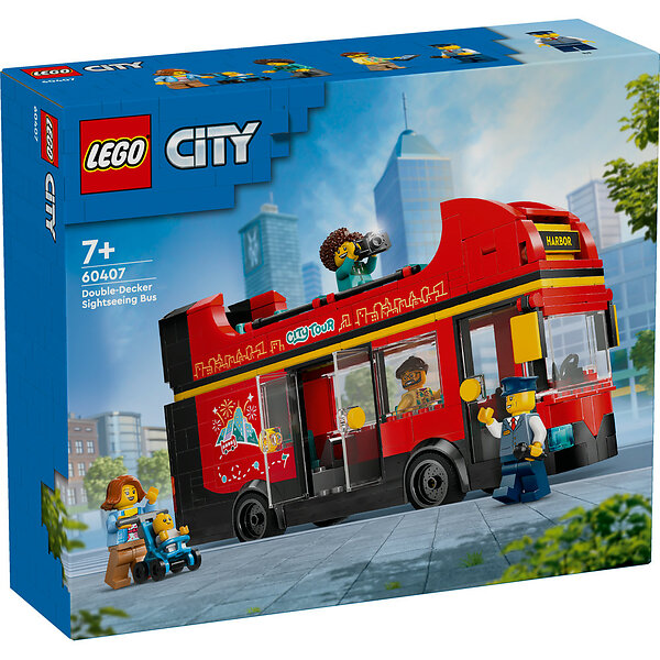 Pricespy LEGO City 60407 Red Double decker Sightseeing Bus PriceGrabber